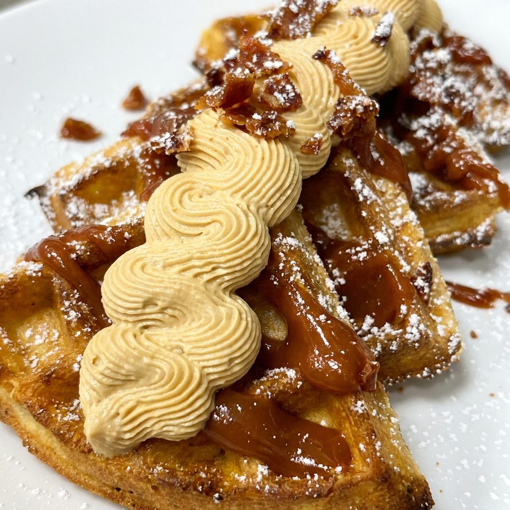 Guava Bacon Waffle